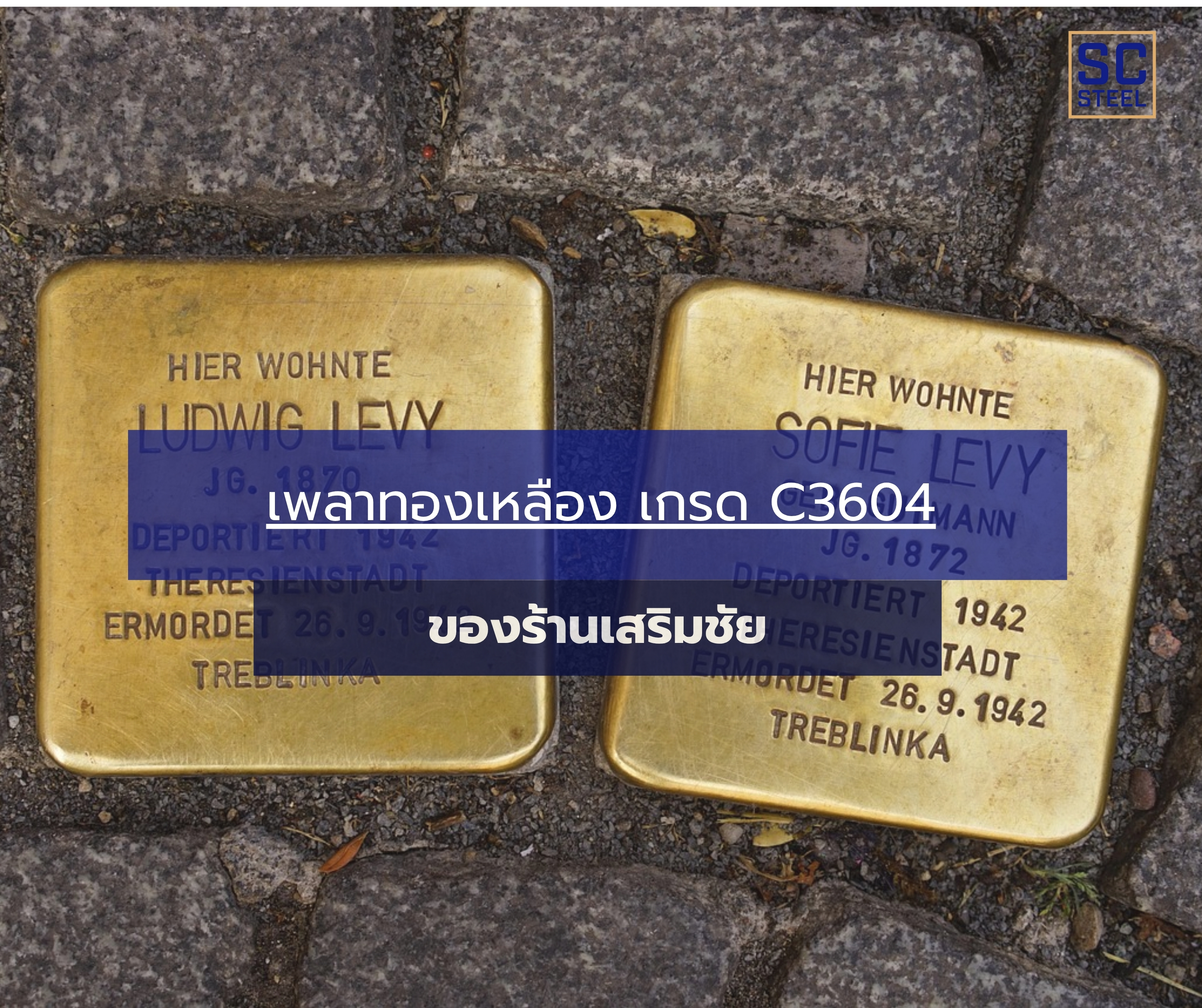 ภาพหลักของบทความ: เพลาทองเหลือง C3604 ของร้านเสริมชัย