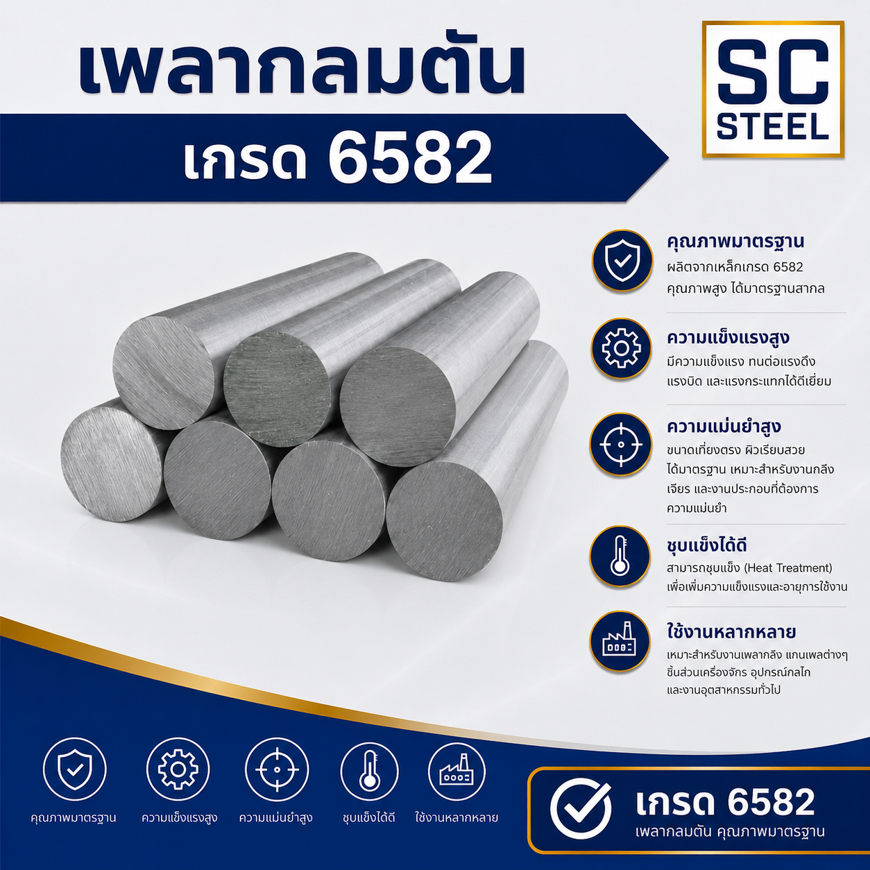 สินค้าที่เกี่ยวข้อง: เพลา 6582