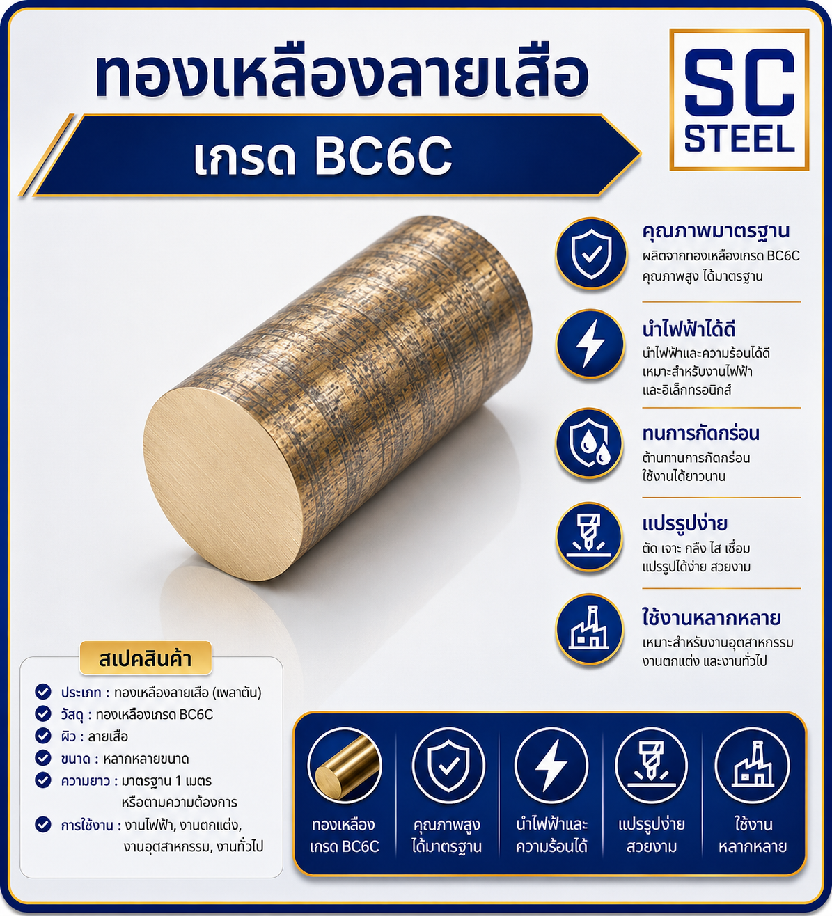 ทองเหลืองลายเสือ 